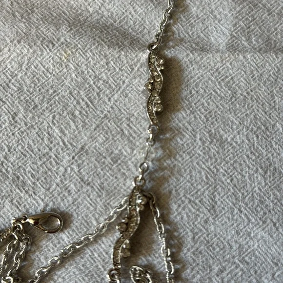 St. John Evening Clutch w/ Embellished Shoulder Chain - Picture 6 of 6